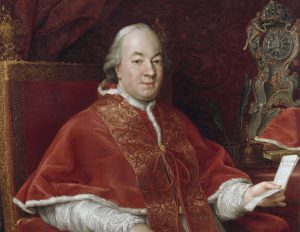 Manifattura Volpato o manifattura Cialli, modello di Lorenzo Weber, Pio VI benedicente a cavallo durante la Cavalcata per il Possesso