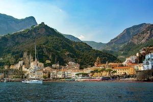 Antonio Senape (Roma 1788 – Napoli dopo il 1842), Veduta di Amalfi